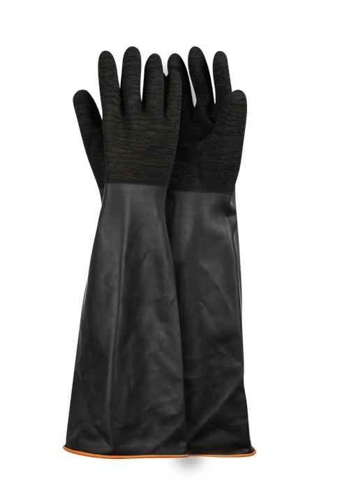 Black Industrial Rubber Glove-Hand protection