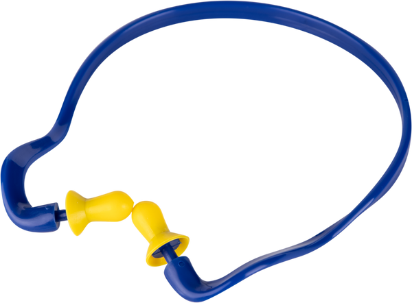 Banded Reusable Earplug - Blue/Yellow