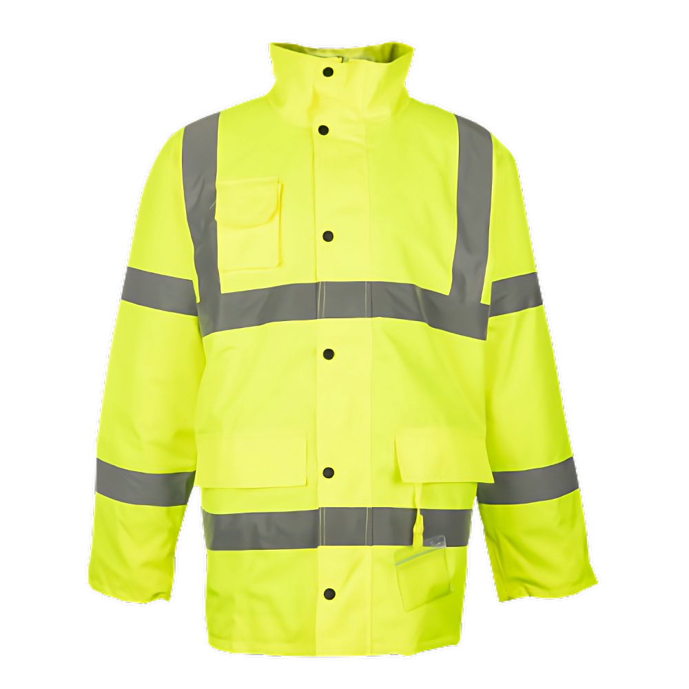 Hi Viz Reflective Safety Parka Jacket Winter Workwear Totalguard