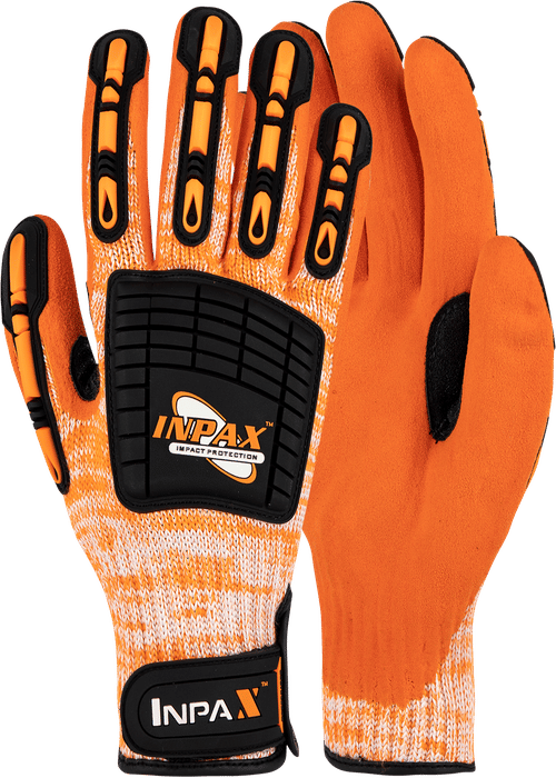 MAXMAC Inpax ANSI Cut Level 5 Sandy Nitrile Palm Glove-PPE Gloves
