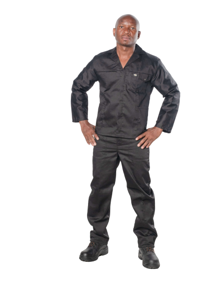Polycotton 2-Piece Conti Suit - technical Workwear - black