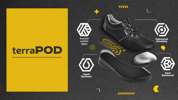 TerraPOD – Protective Footwear Partner For Superior Worksite Safety