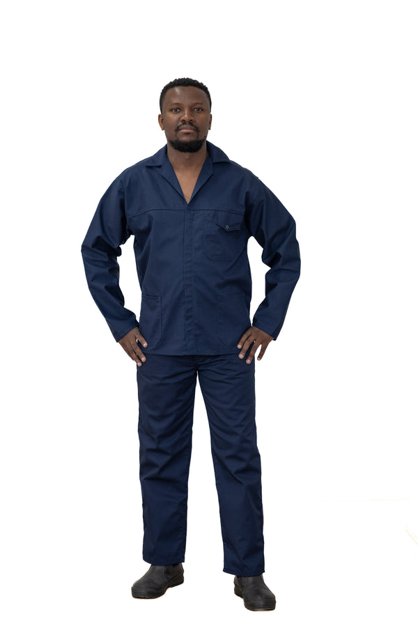 Totalguard Heritage J54 100% Cotton 2-Piece Conti Suit - Navy