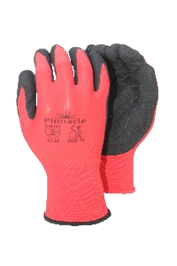 SP-Flex HD Sandy Palm Nitrile Gloves - Red/Black