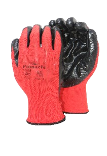 SP-Flex Smooth Palm Nitrile Gloves - Red/Black