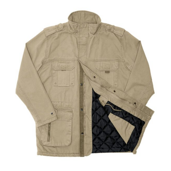 Khaki Jacket-Safari Wear-Outdoor Clothing