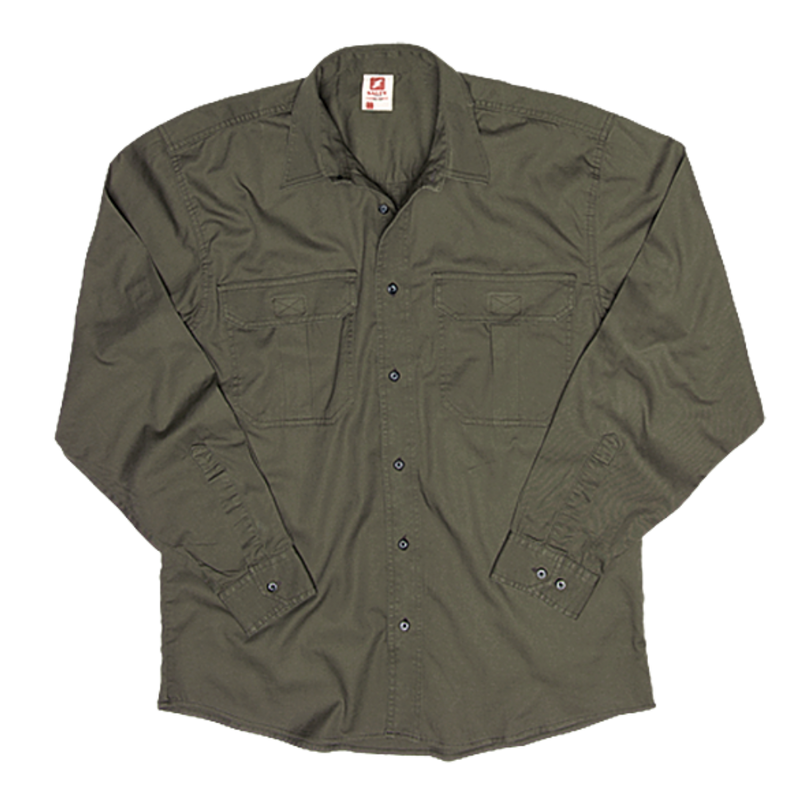 Green Long Sleeved Shirt-Safari Wear-Outdoor Clothing