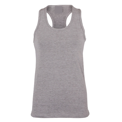 Ladies Racerback - 160gsm - grey