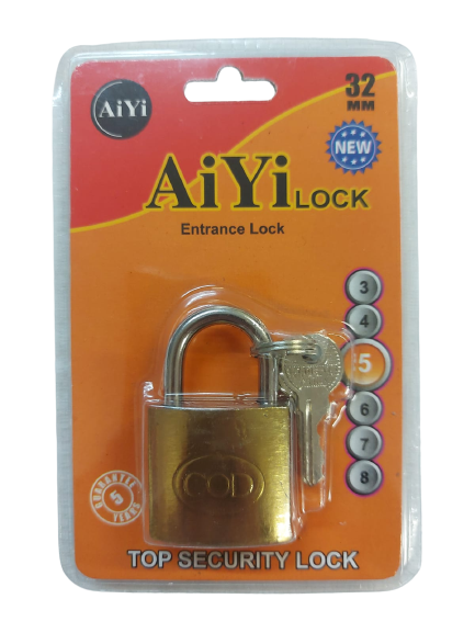 32mm Brass Padlock