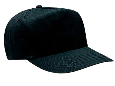 5 Panel Cap-Headwear-Workwear-black