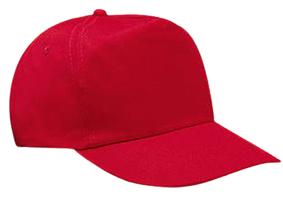 5 Panel Cap-Headwear-Workwear-red