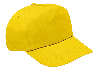 5 Panel Cap-Headwear-Workwear-yellow
