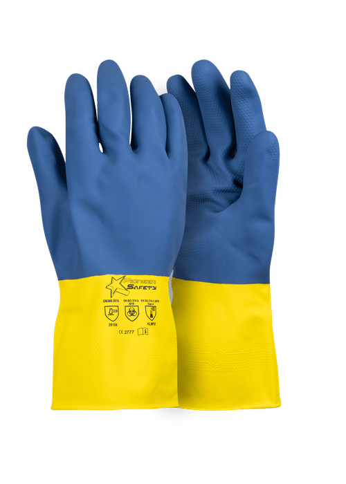 BI-COLOR Neolatex glove - Beaded Cuff-Hand Protection