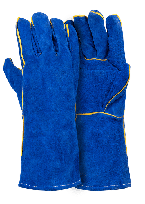 Blue Lined Premium Welders Glove-PPE Gloves