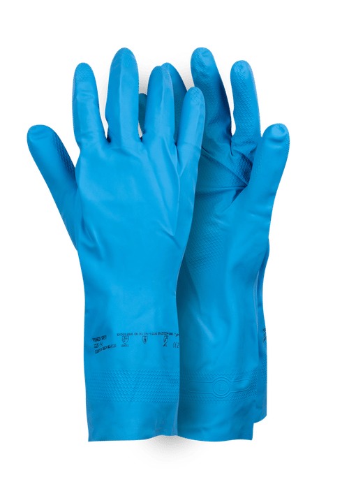 Blue Nitrile Household Glove-Hand Protection