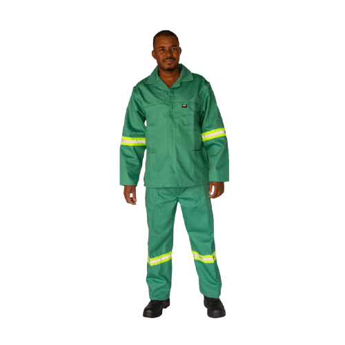 Vulcan Premium D59 Flame Retardant Trouser - Fern Green-safety overalls