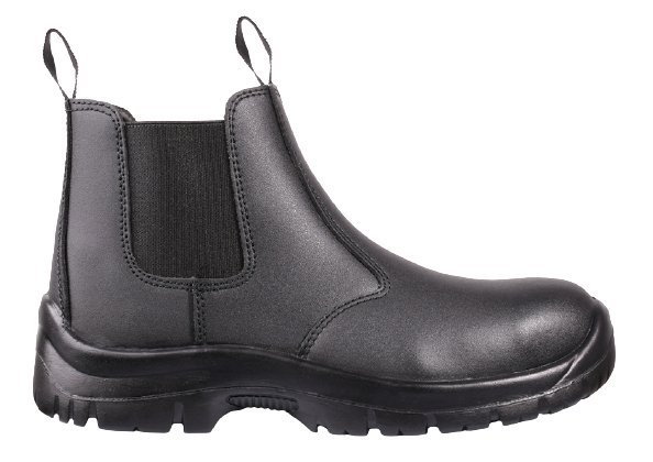 DOT Chelsea Black Safety Boot-safety shoes-safety footwear