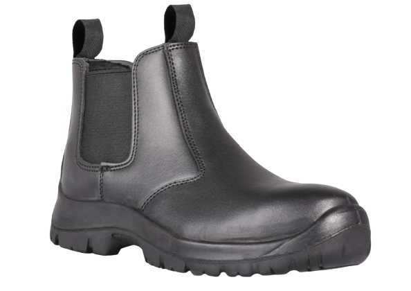 DOT Chelsea Black Safety Boot-safety boots-safety footwear