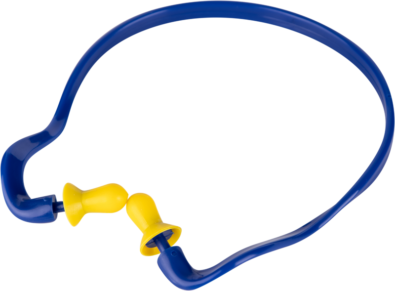 Banded Reusable Earplug - Blue/Yellow