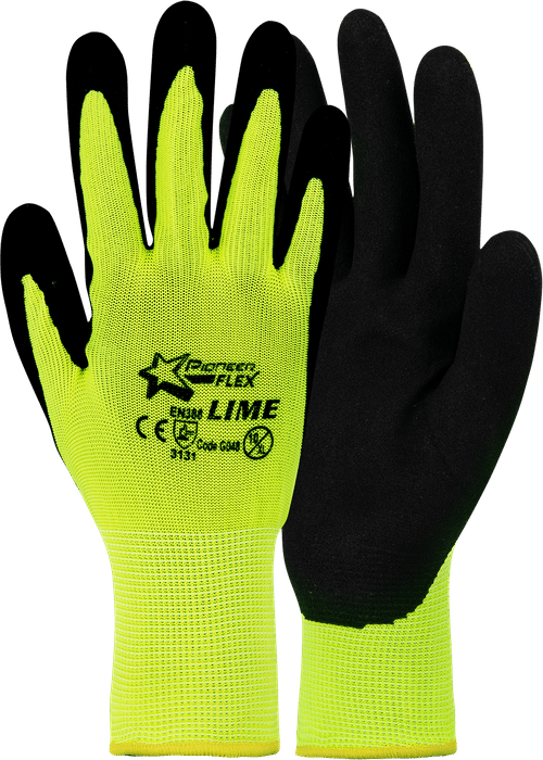 Flex Lime Safety Glove -PPE Gloves