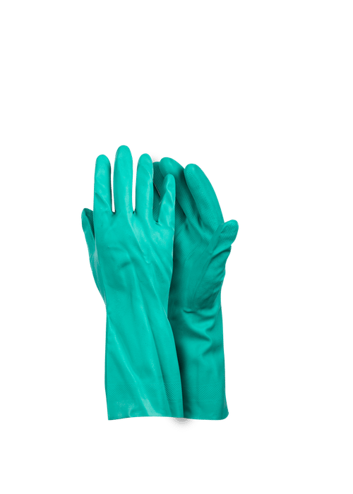 Green Nitrile Glove-Hand Protection