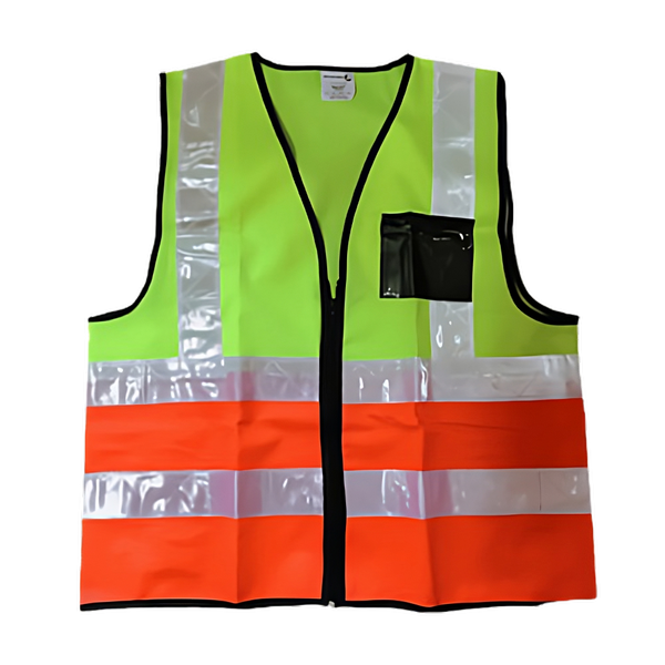 Hi-Viz Two-Tone Orange/Lime with ID Pouch-workwear