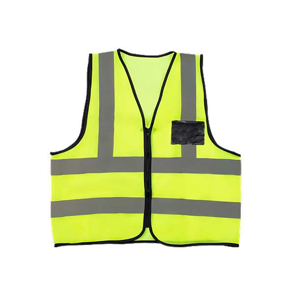 Premium Hi-Viz Reflective Safety Vest with ID Pouch-workwear