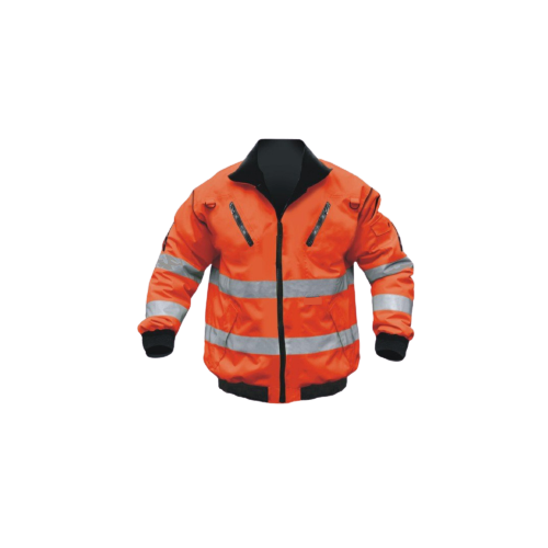 Hi-Viz Reflective Bunny/Bomber Jacket - safety workwear