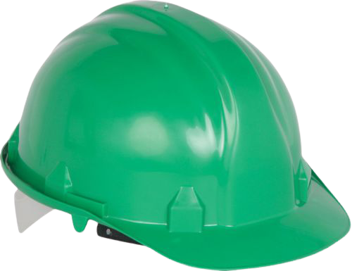 Hard Hat-green-SABS Approved-Standard Peak-ppe equipment