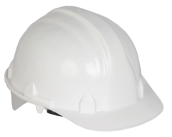 Hard Hat-white-SABS Approved-Standard Peak-ppe equipment