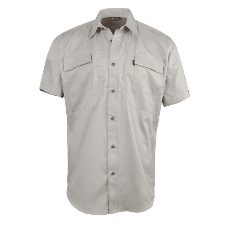Katima Men's Vented Utility Shirt-Khaki-Safari Wear-Outdoor Clothing