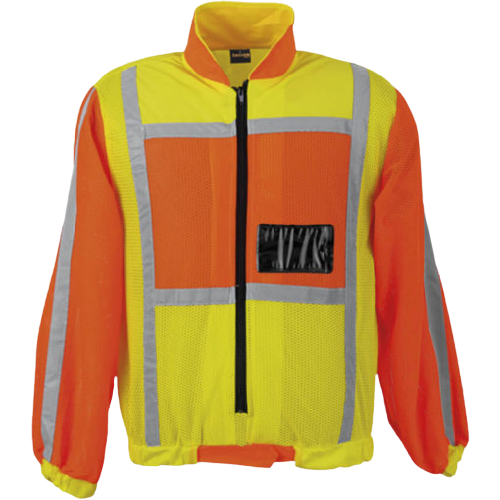 Hi-Viz Metro Two-Tone Long Sleeve Reflective Safety Jacket