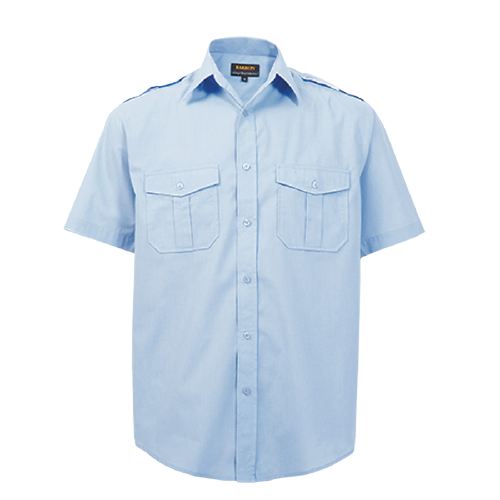 Pilot Shirt Short Sleeve - Blue - Workwear