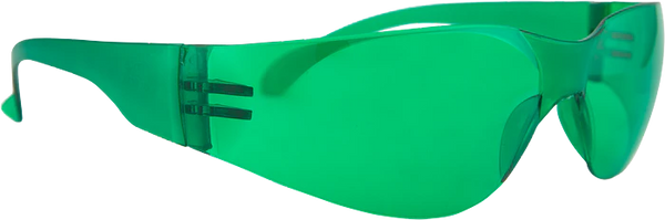 Sporty Spectacle - Green-eye protection