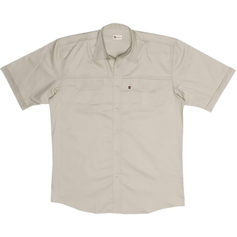 Tugela Men's Bush Shirt-Stone-Safari wear-Outdoor Clothing