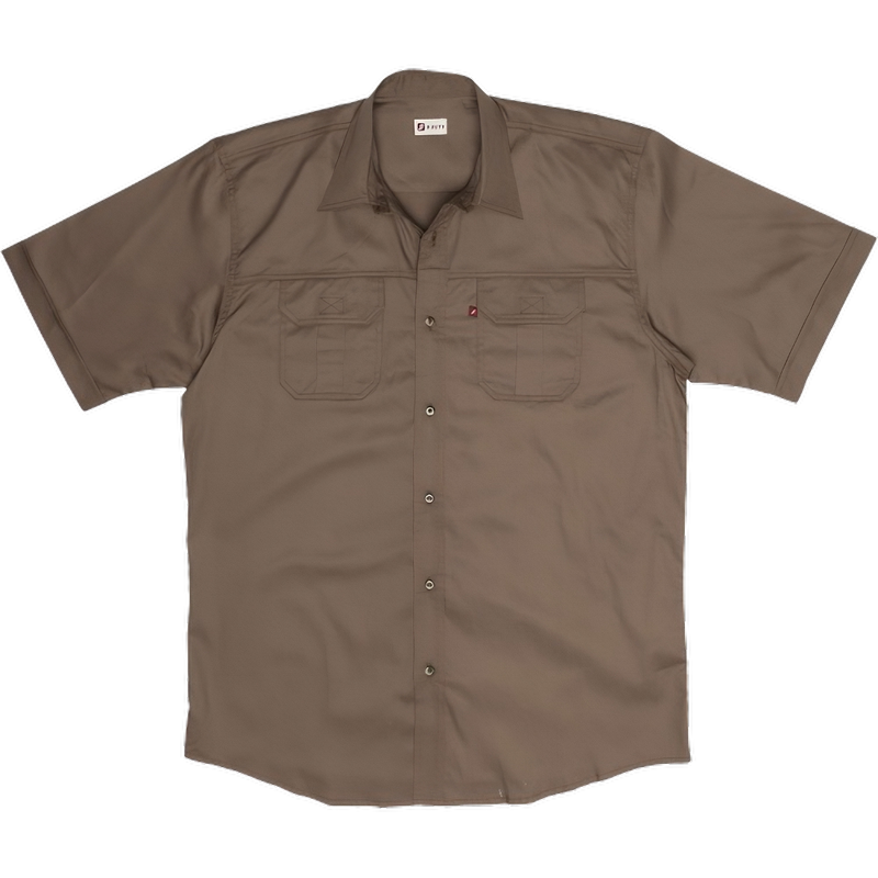 Tugela Men's Bush Shirt-Browni wear-Outdoor Clothing