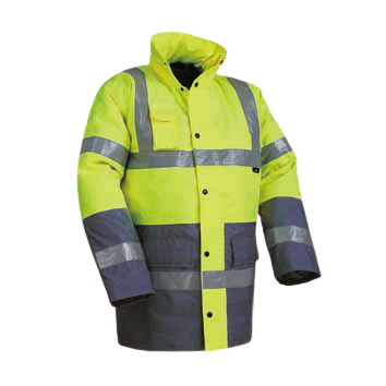 Hi-Viz Two-Tone Reflective Safety Parka Jacket