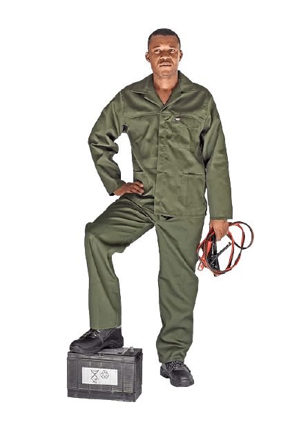 Premium 65/35 Polycotton Acid Resistant Conti Jacket - Olive Green