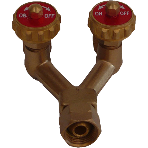 Y - Piece w/Valve ACETYLENE LH