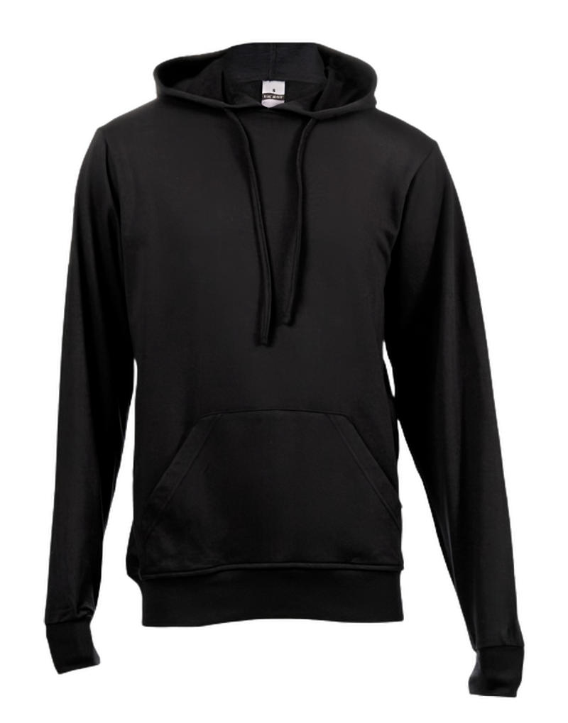 Classic Ladies Hooded Sweater-black-workwear