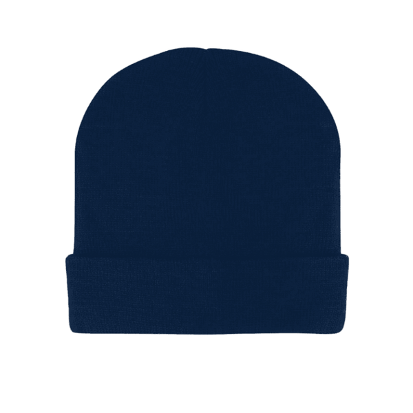 Knitted Beanie - Navy - Headwear