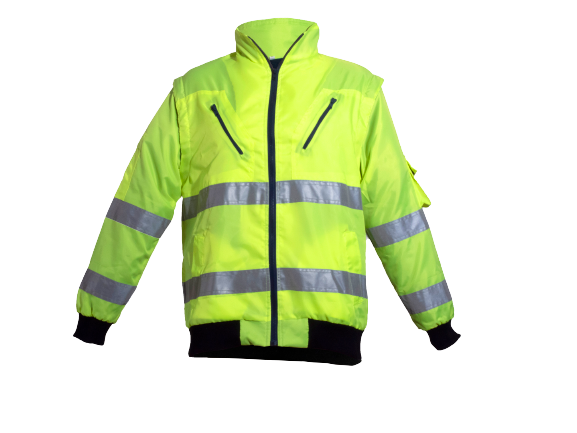 high visibility bomber jacket-bunny jacket-workwear
