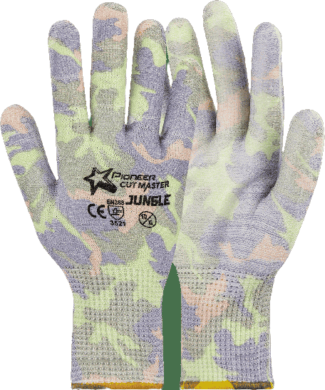 Cutmaster Jungle Cut Level 5 PU Palm Glove-PPE GLoves