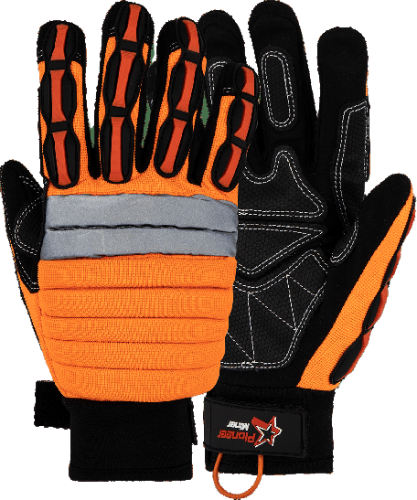 MAXMAC Miner Hi-Vis TPR Protection Glove-Hand Protection