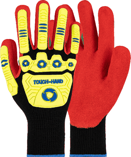 MAXMAC Tough Hand Sandy Nitrile Palm Glove-PPE Gloves