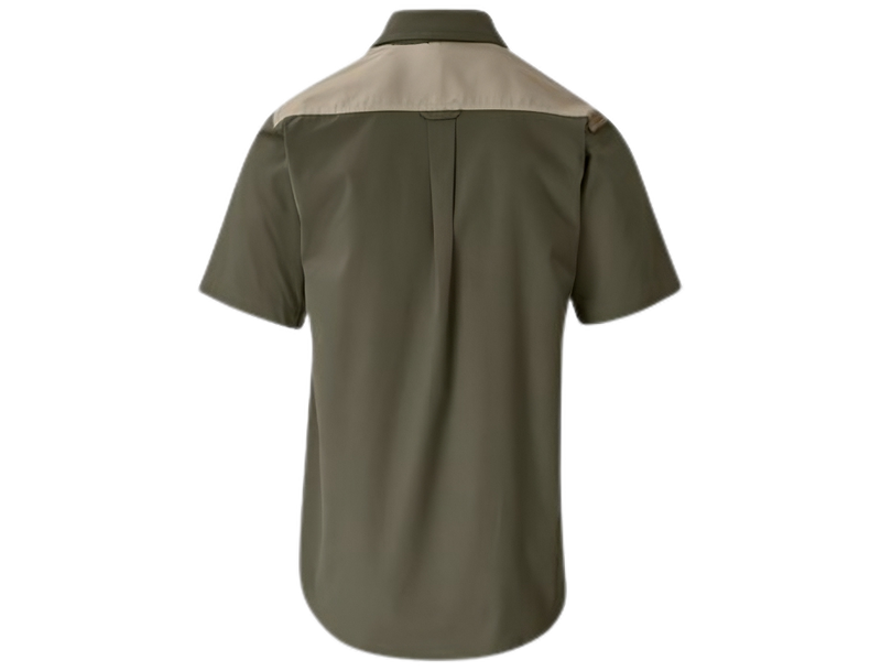 Original Short Sleeve 2-Tone Bush Shirt-totalguard