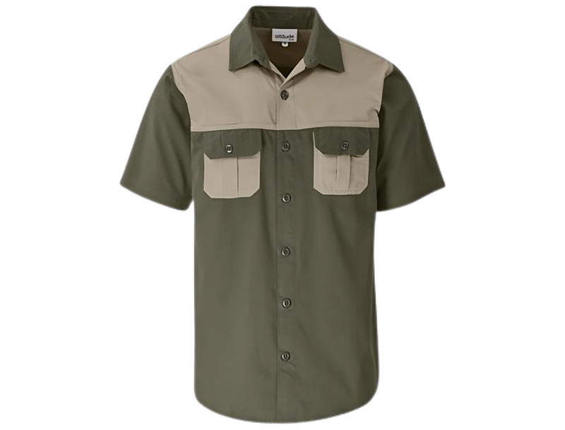 Original Short Sleeve 2-Tone Bush Shirt-totalguard