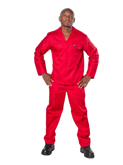 Polycotton 2-Piece Conti Suit - technical Workwear - red